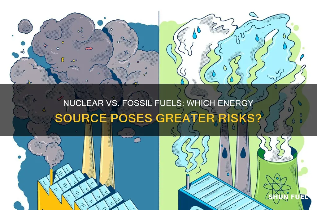 is nuclear energy more dangerous than fossil fuels