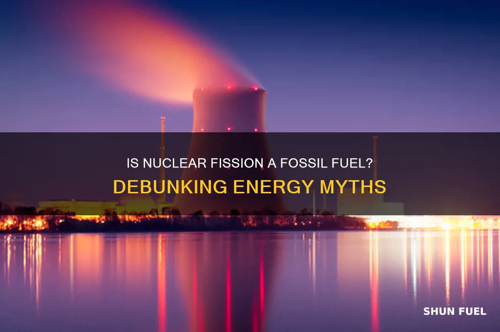 is nuclear fission a fossil fuel