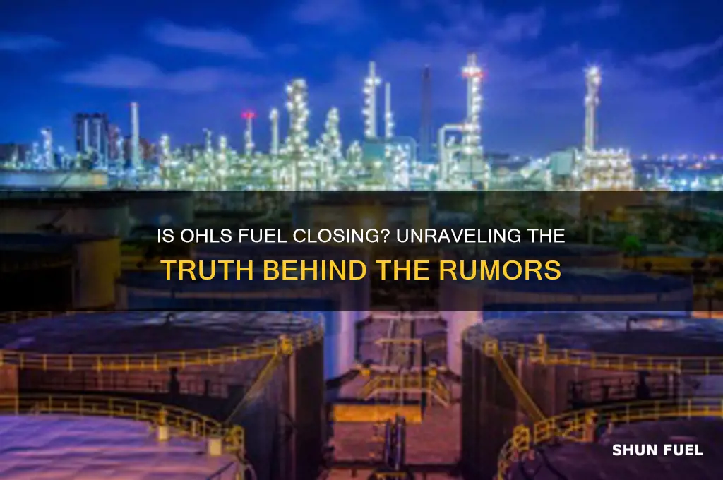 is ohls fuel closing