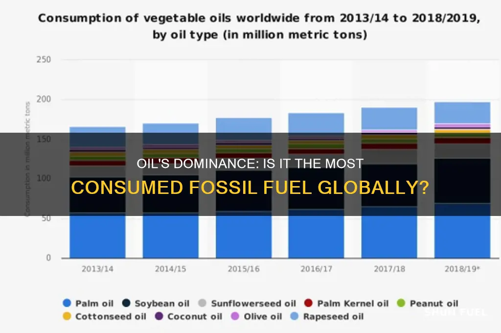 is oil used more than any other fossil fuel