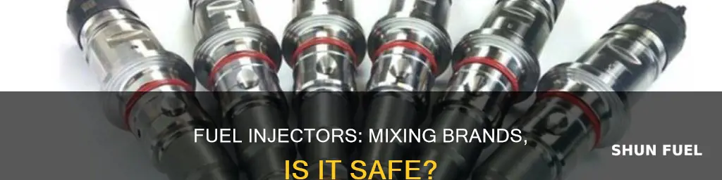 is ok to install 2 brands of fuel injectors