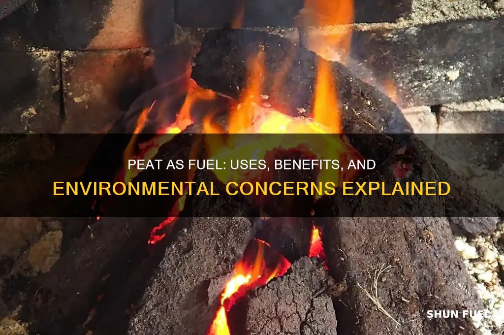 is peat used as fuel