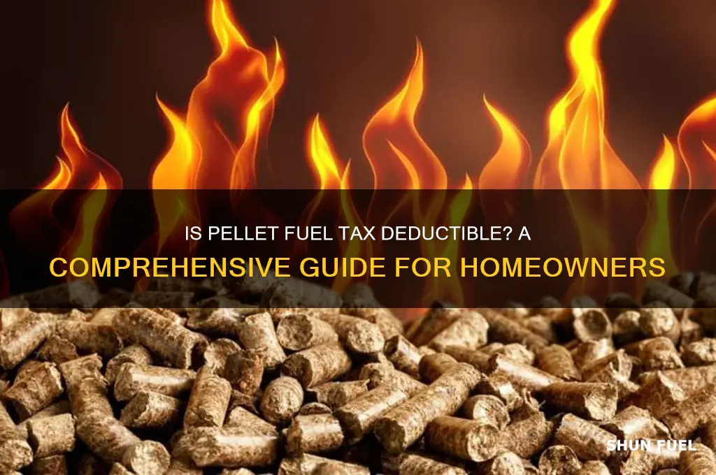 is pellet fuel tax deductible