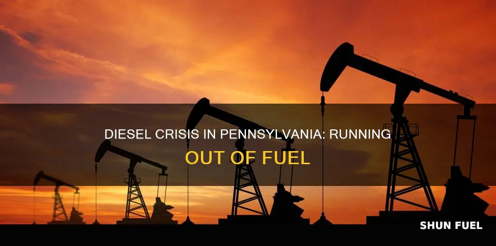 is pennsylvania out of diesel fuel