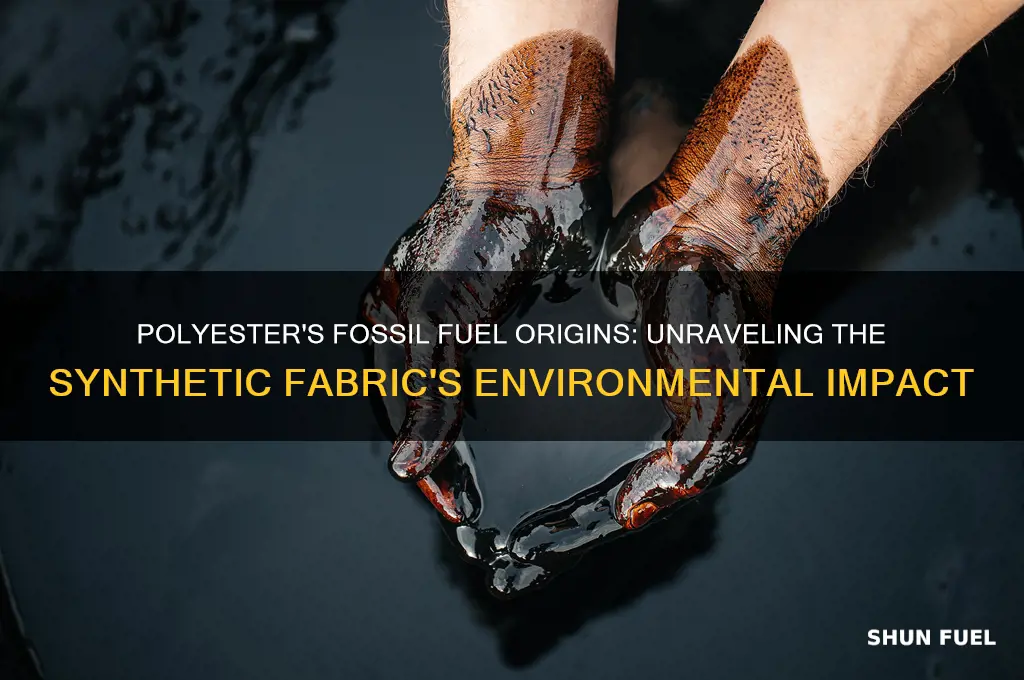 is polyester made from fossil fuels