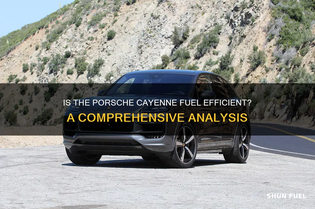is porsche cayenne fuel efficient