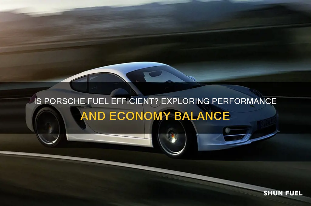 is porsche fuel efficient