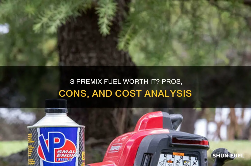 is premix fuel worth it