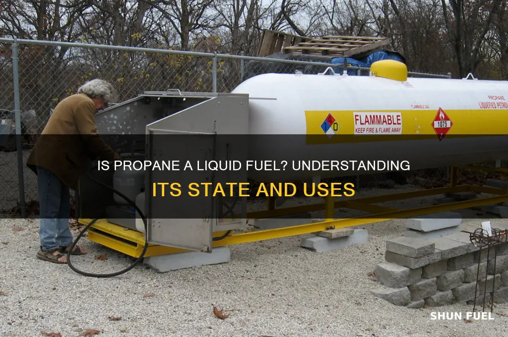 is propane a liquid fuel