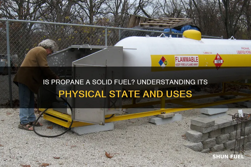 is propane a solid fuel