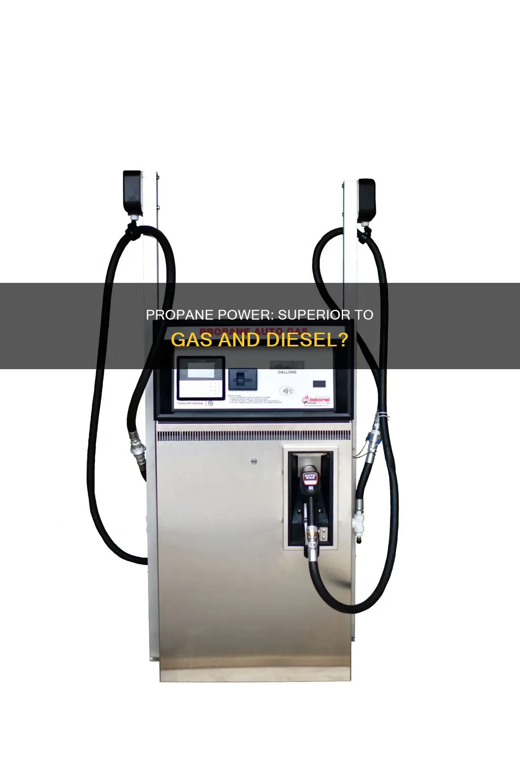 is propane more powerful fuel then gas and diesel