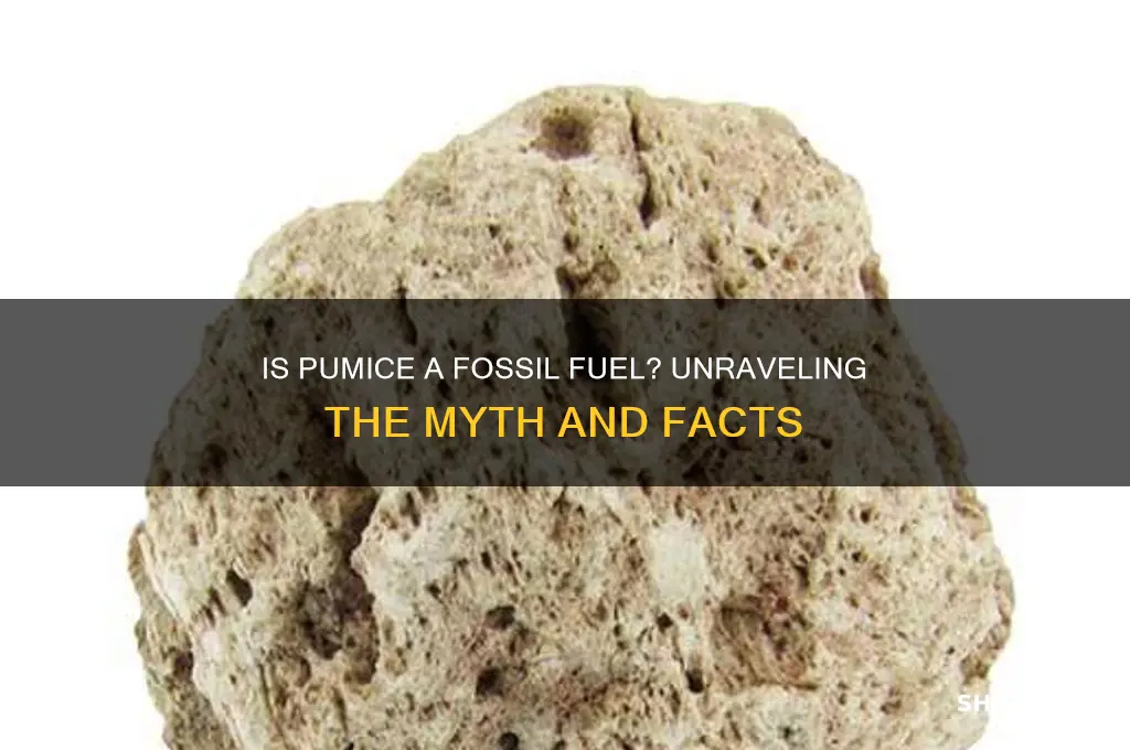 is pumice a fossil fuel
