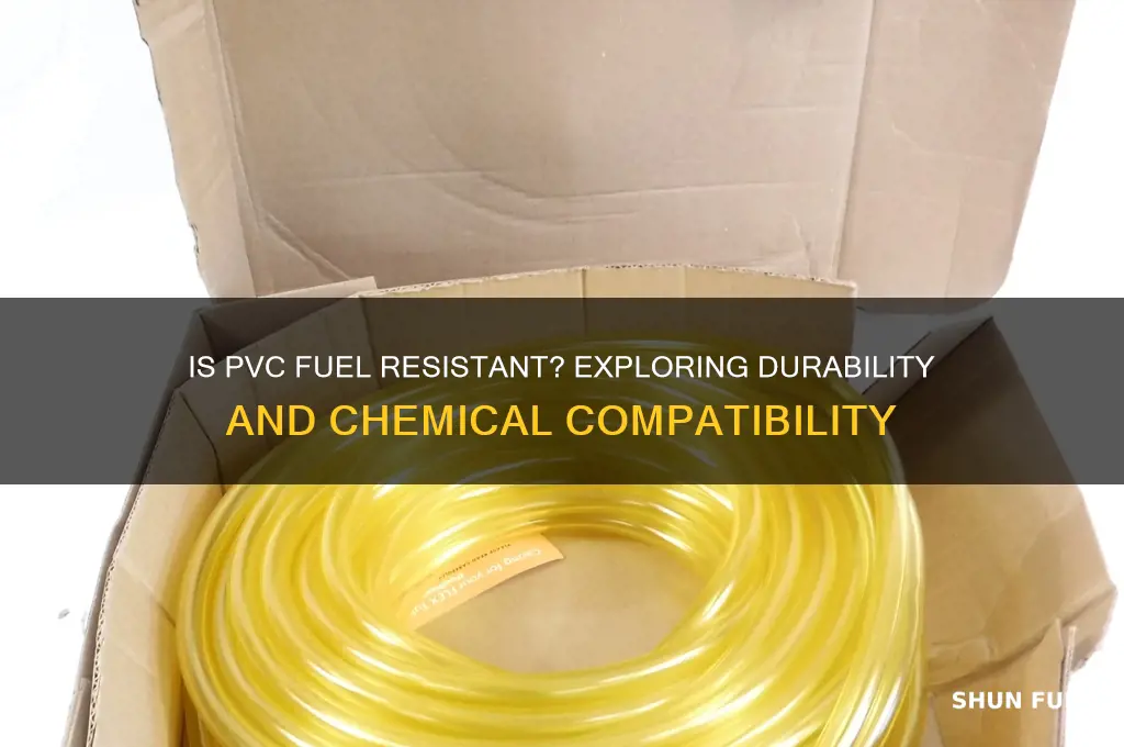 is pvc fuel resistant
