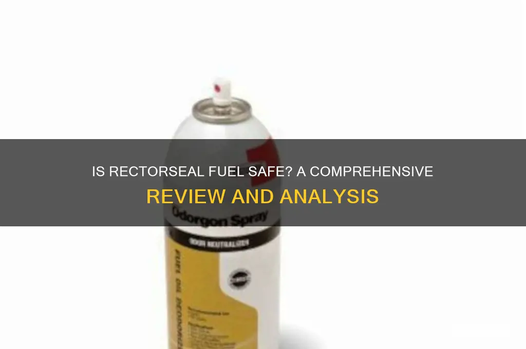 is rectorseal fuel safe