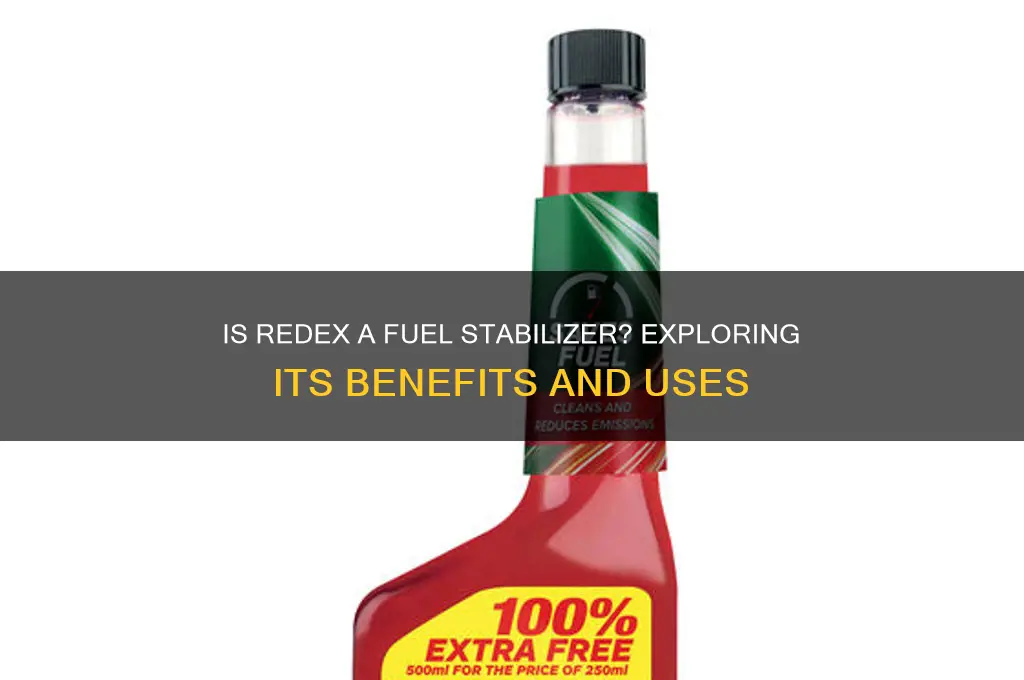 is redex a fuel stabiliser