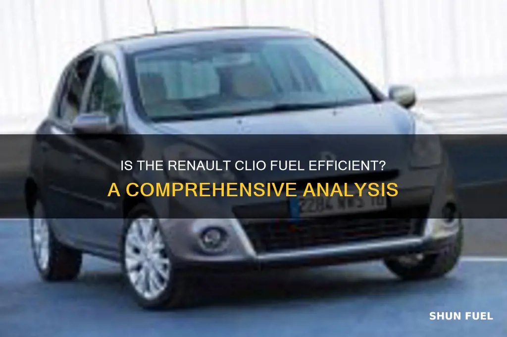 is renault clio fuel efficient