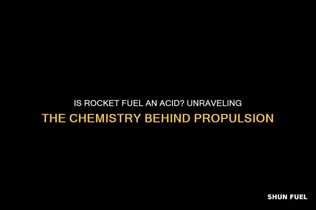 is rocket fuel an acid