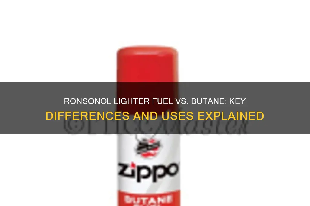 is ronsonol lighter fuel butane