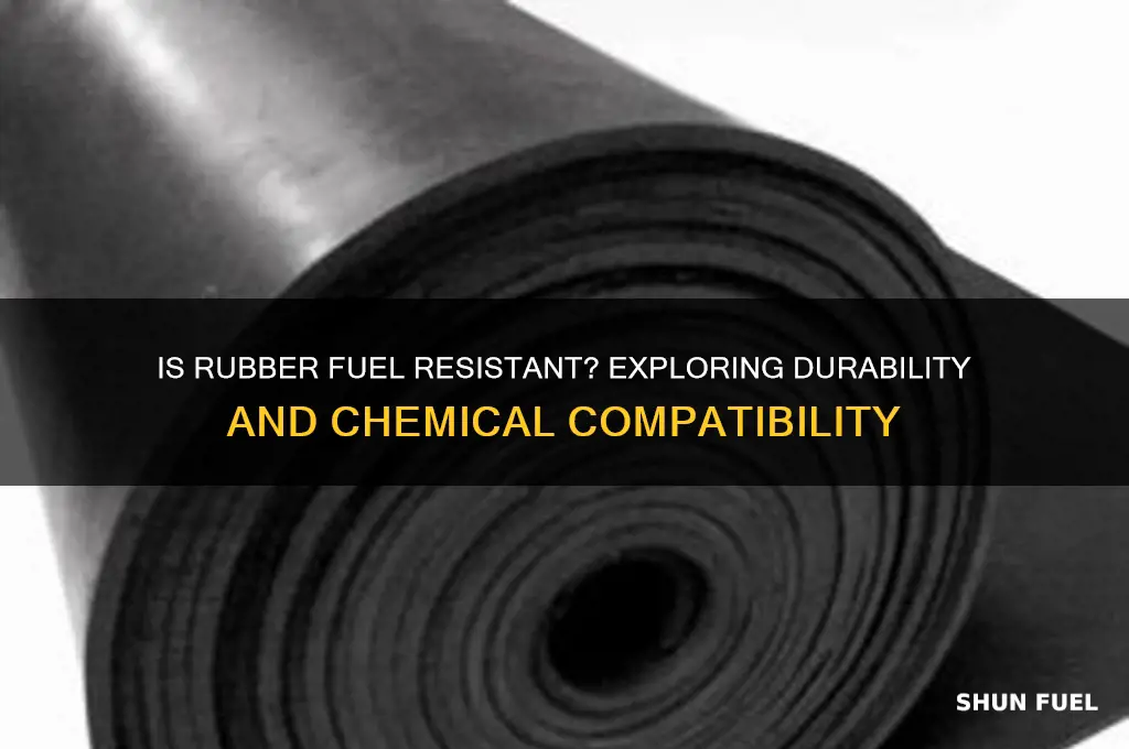 is rubber fuel resistant