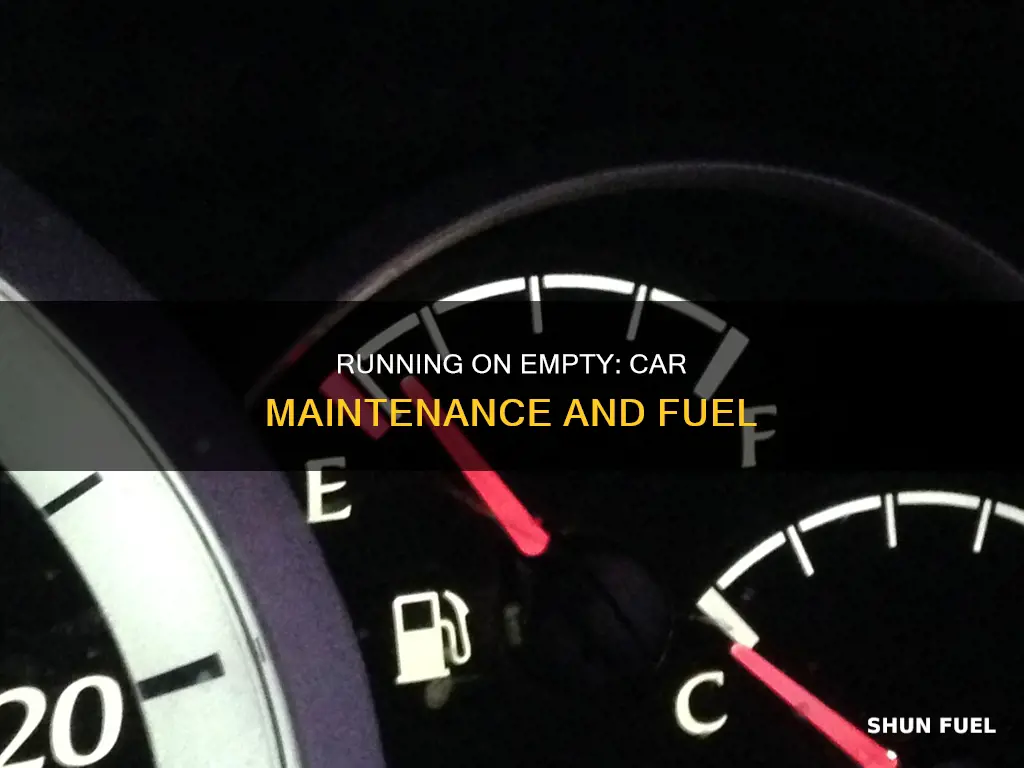 is running out of fuel bad for your car