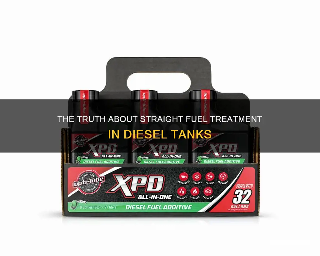 is running straight fuel treatment bad in your diesel tank