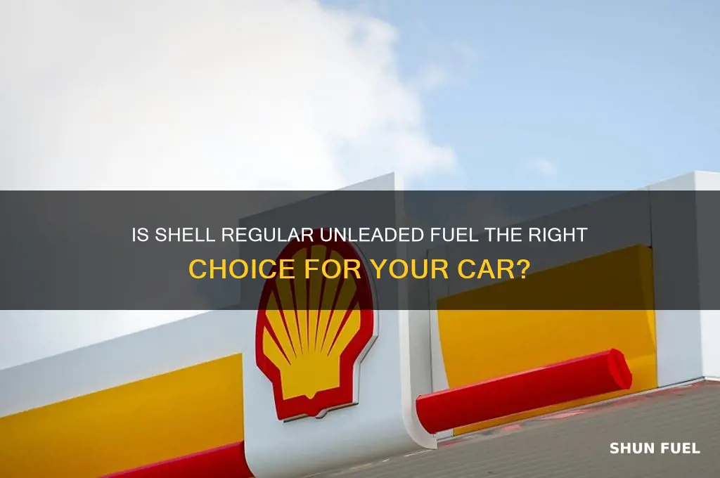 is shell regular unleaded