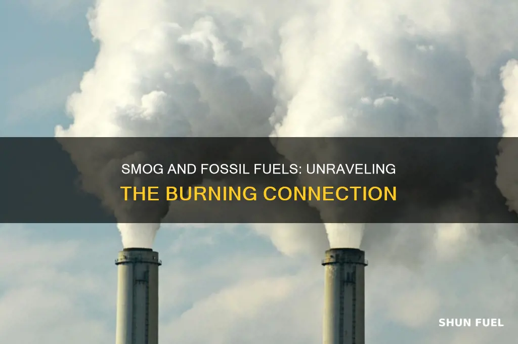 is smog caused by burning fossil fuels