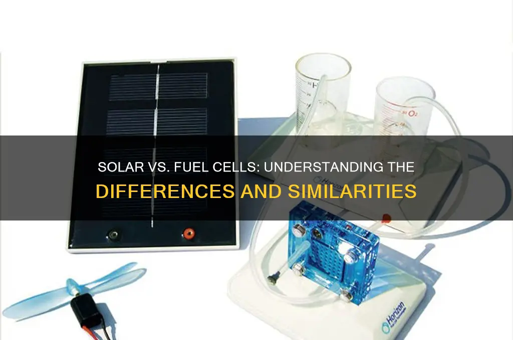 is solar a fuel cell