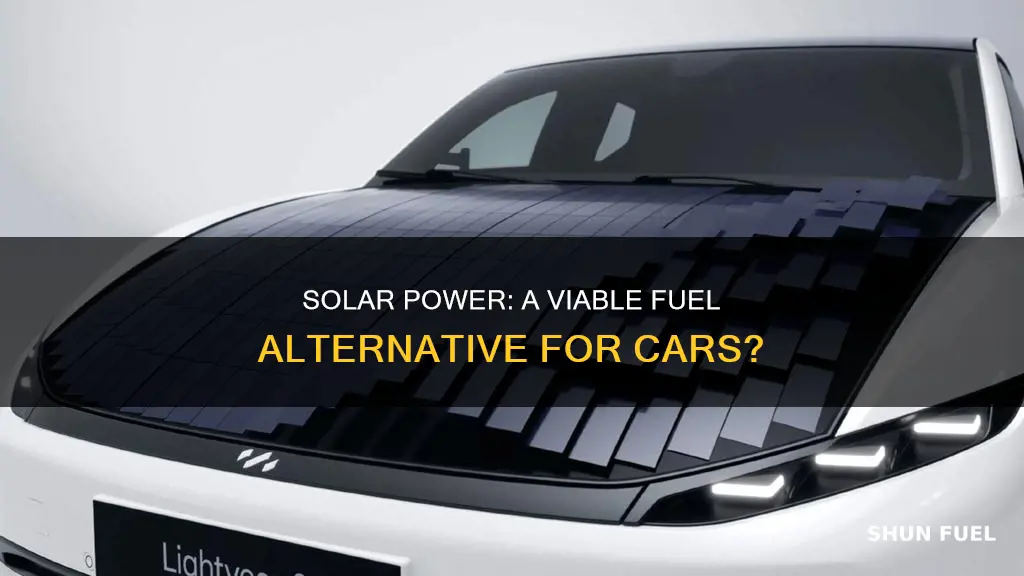 is solar power a fuel for cars