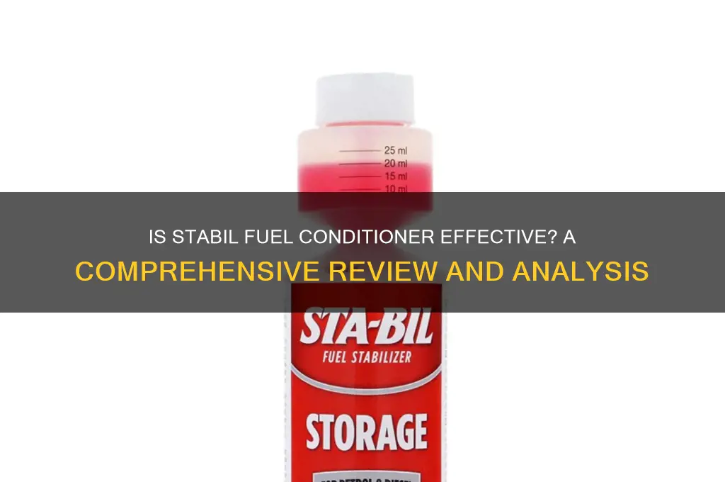 is stabil fuel conditioner good
