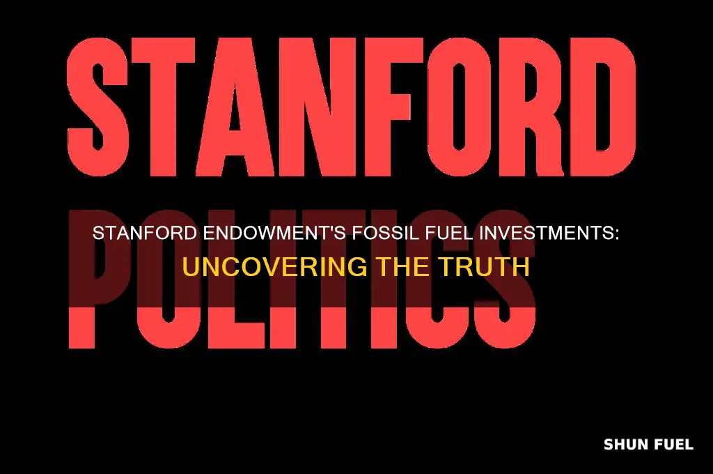 is stanford endowment invested in fossil fuels