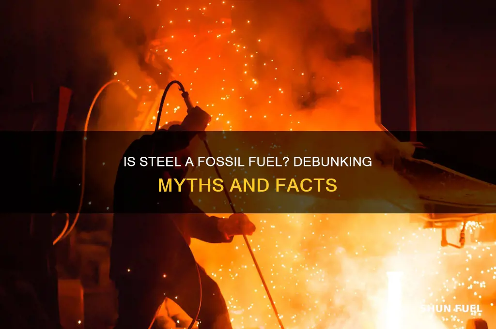 is steel a fossil fuel