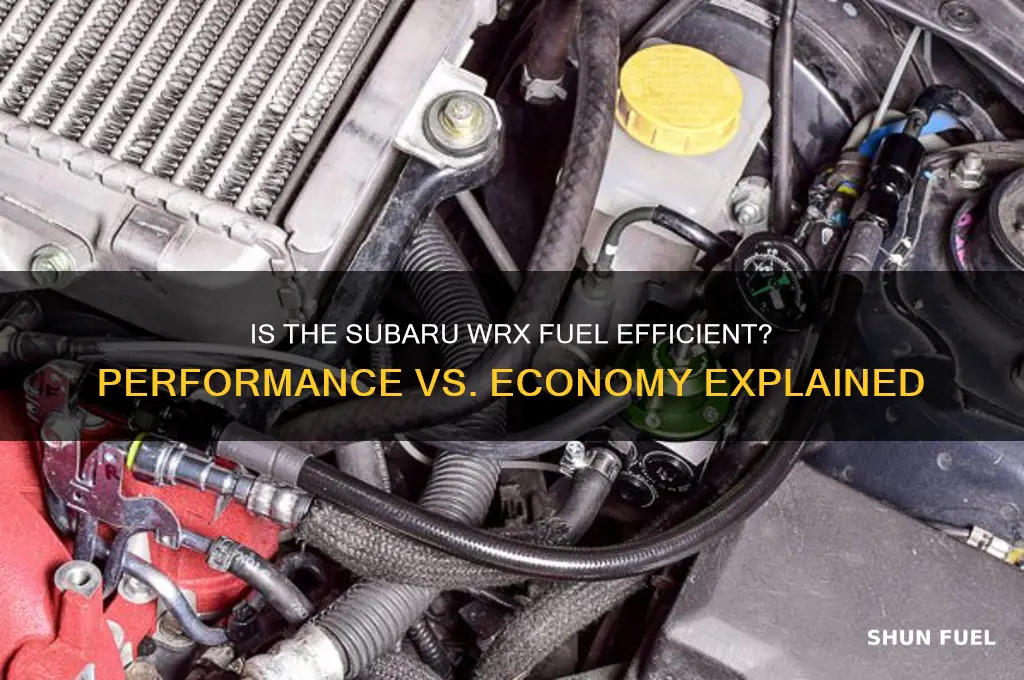 is subaru wrx fuel efficient