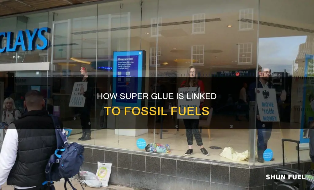 is super glue made from fossil fuels