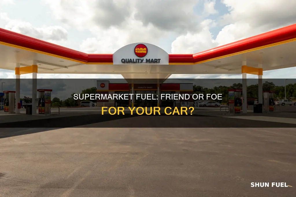 is supermarket fuel bad for your car