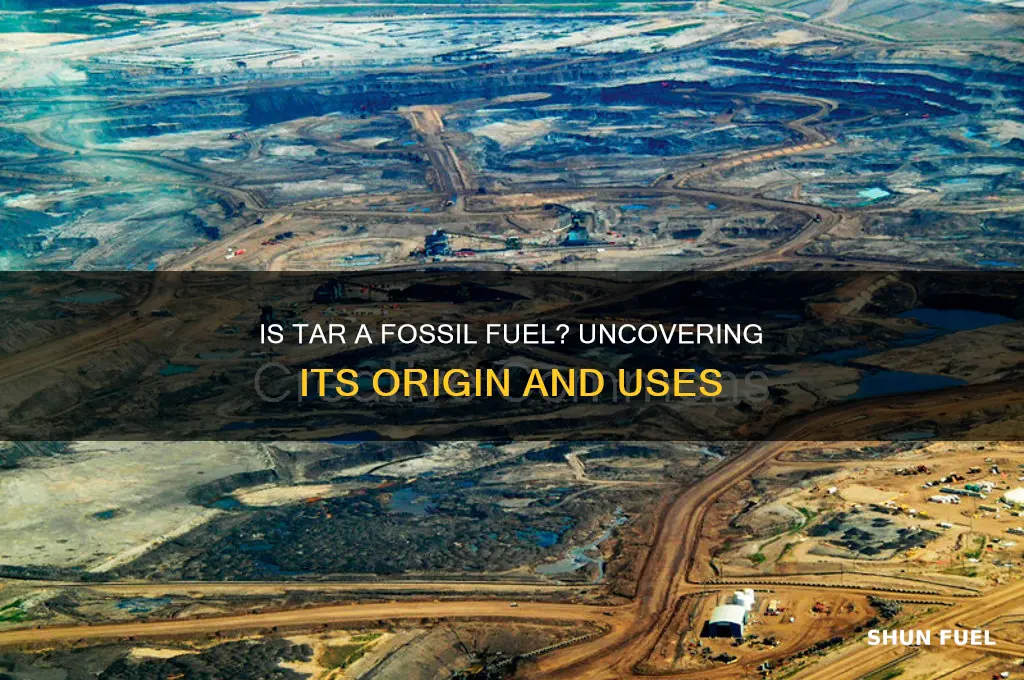 is tar a fossil fuel