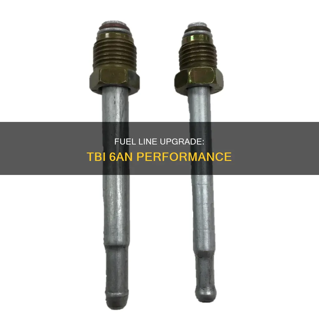 is tbi fuel line 6an