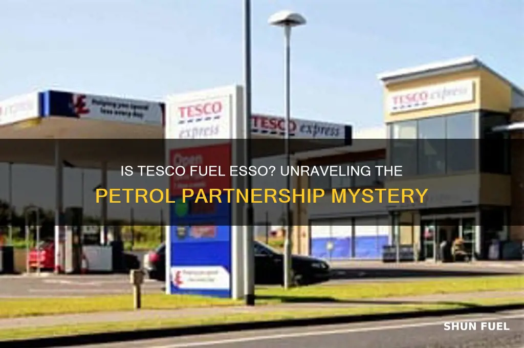 is tesco fuel esso