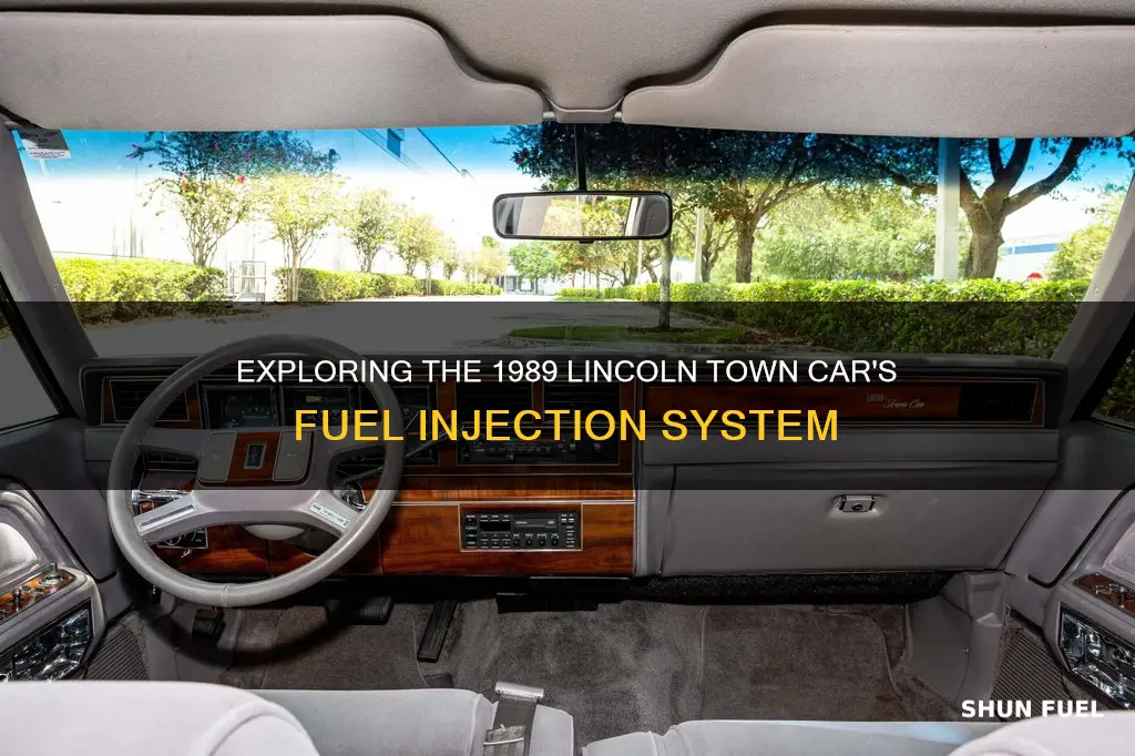 is the 1989 lincoln town car fuel injected