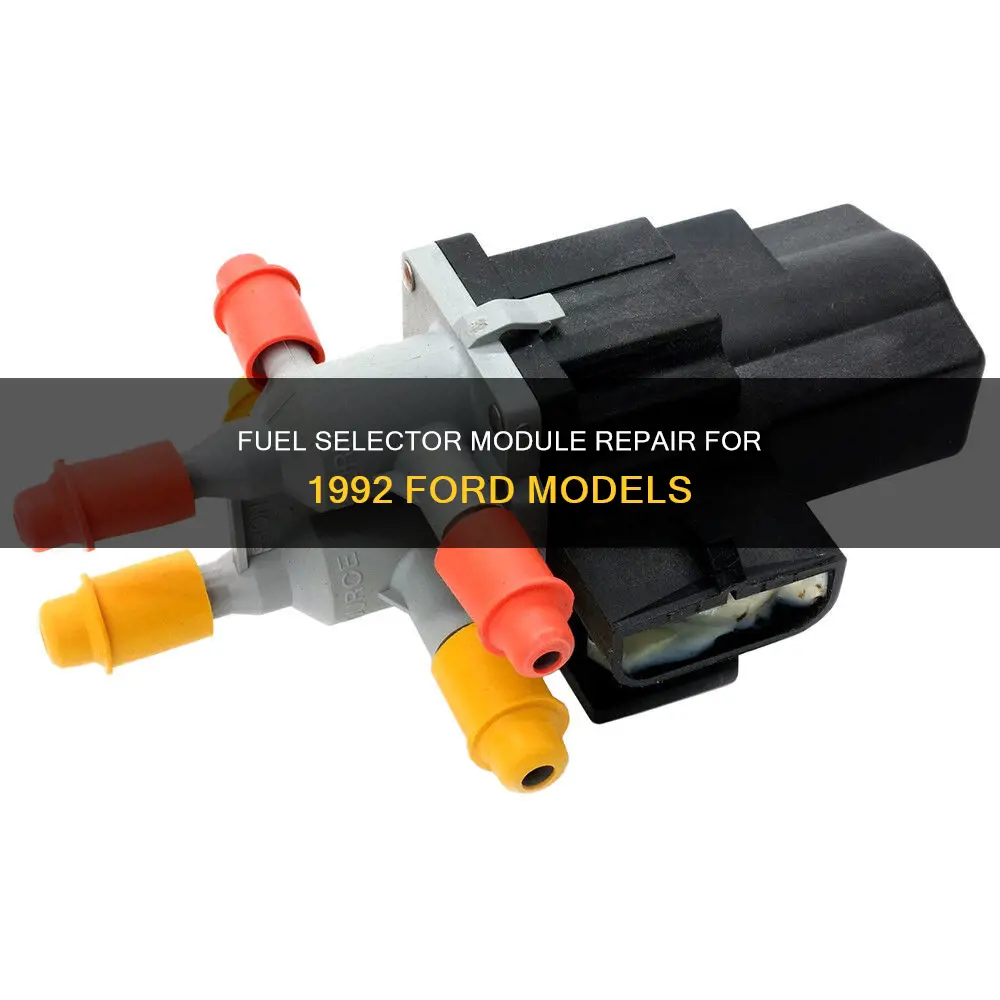 is the 1992 ford fuel selector modual replaceable