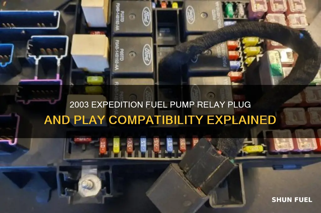 is the 2003 expedition fuel pump relay plug and play