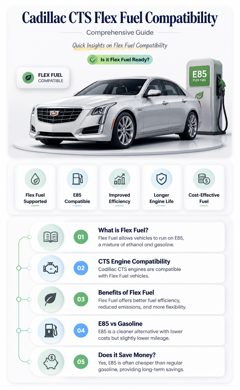 are cadillac cts flex fuel