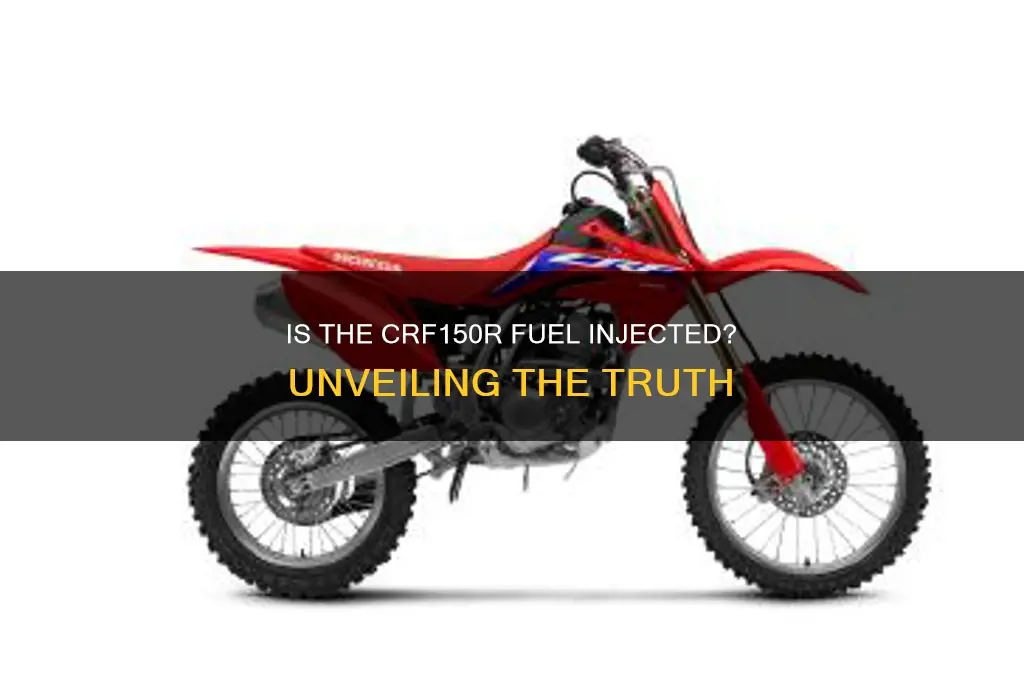is the crf150r fuel injected