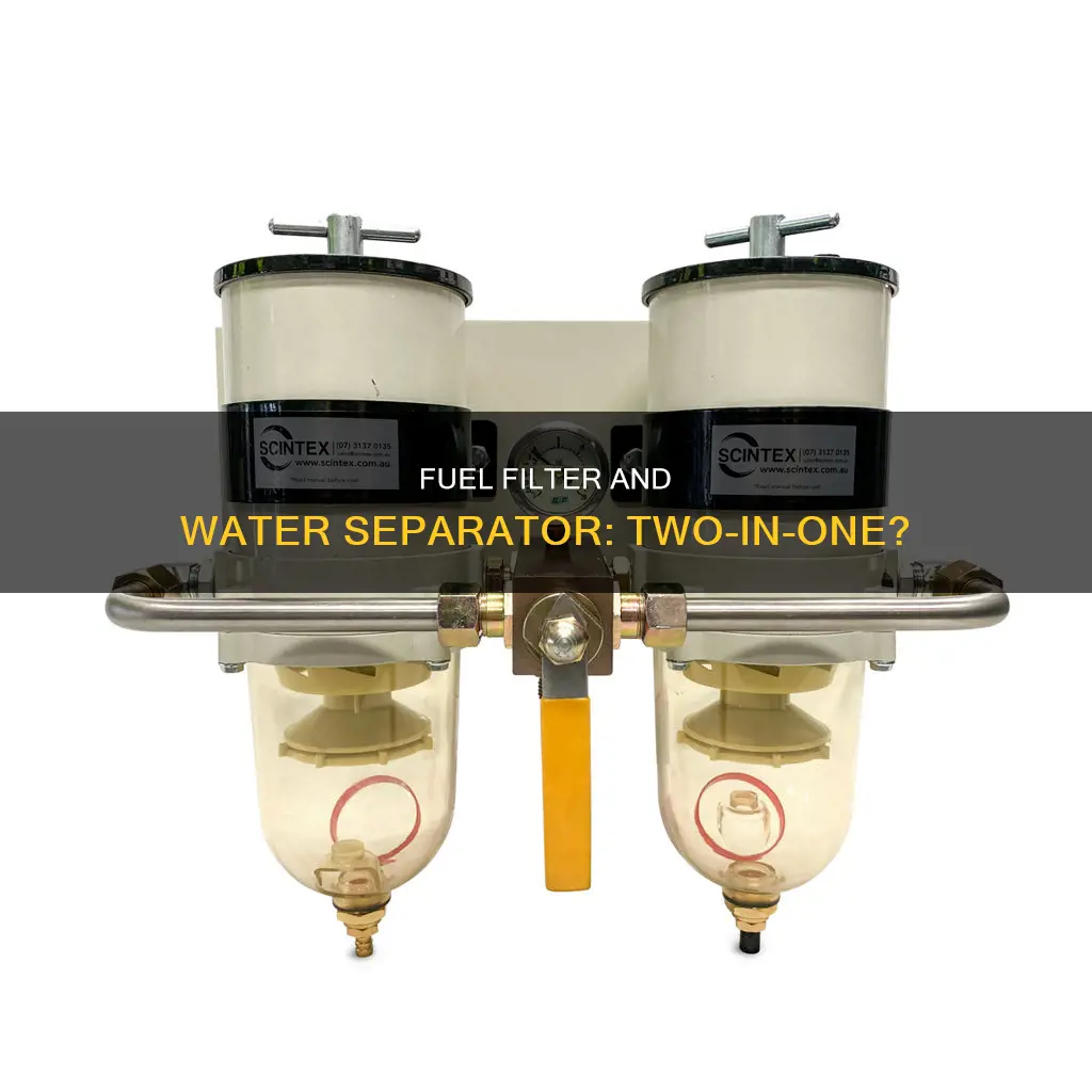 is the fuel filter also a water separator