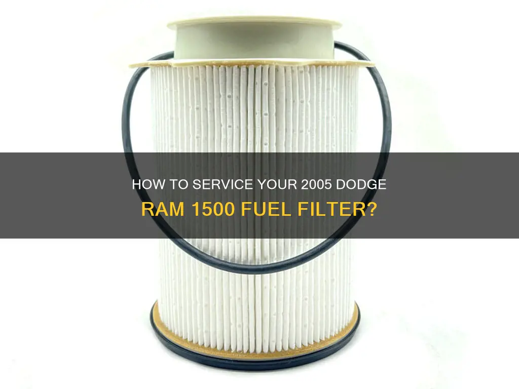 is the fuel filter on 2005 dodge ram 1500 serviceable