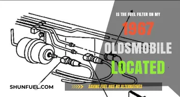 Where is the Fuel Filter on a 1967 Oldsmobile?
