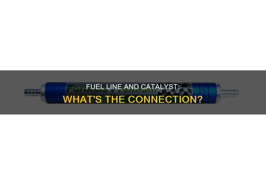 is the fuel line connected to the catalyst