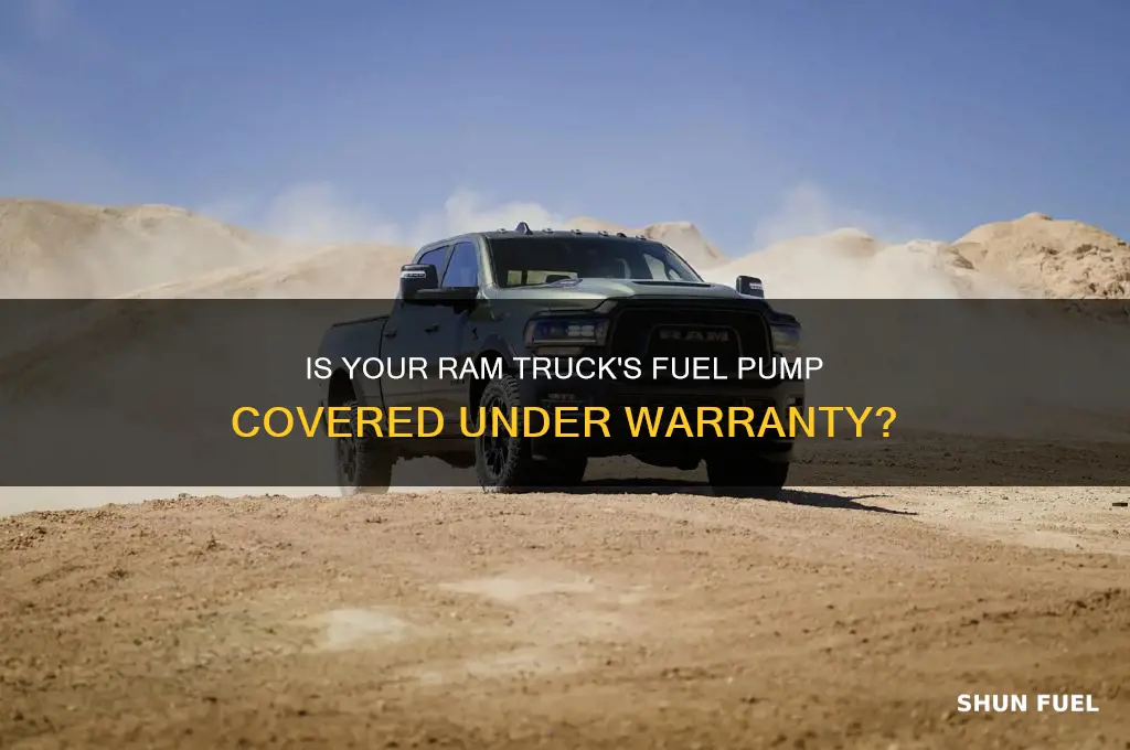 is the fuel pump covered on a ram truck warranty