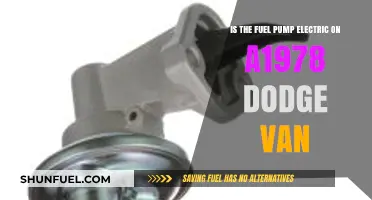 Is the 1978 Dodge Van's Fuel Pump Electric? Find Out