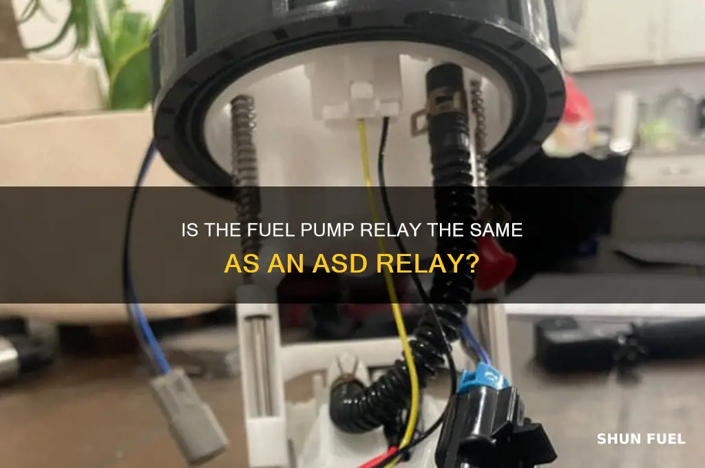 is the fuel pump relay called an asd relay
